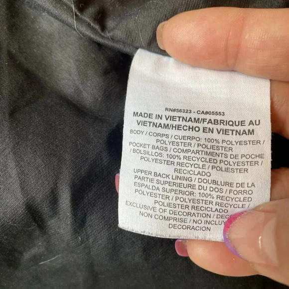 NIKE Womens XS Windrunner FullZip Jacket Hooded White Black Lightweight Pocket - Picture 8 of 10